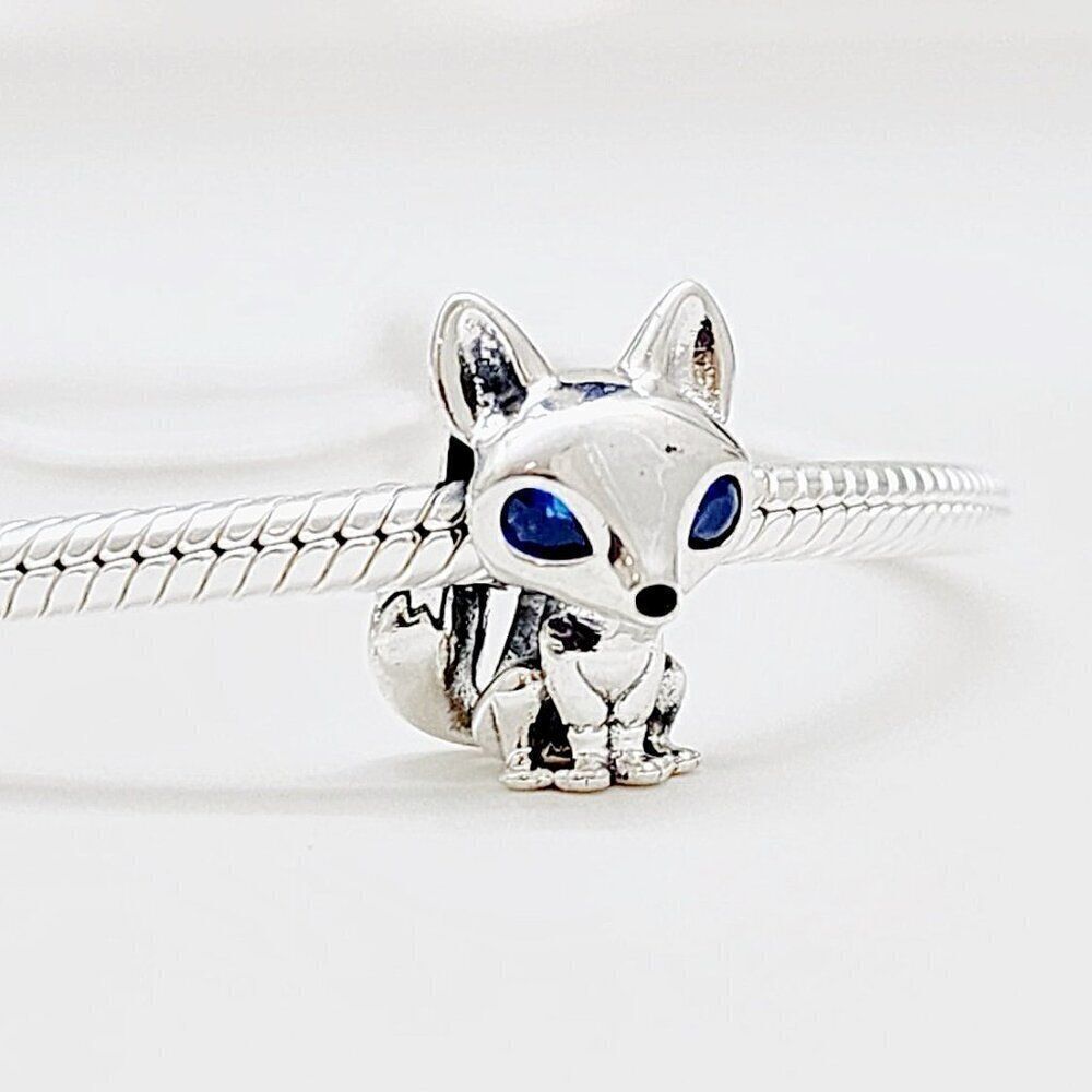 Pandora Blue-Eyed Fox Charm